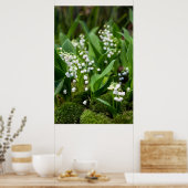 Blumen | Lily of the Valley Schweden Poster (Küche)