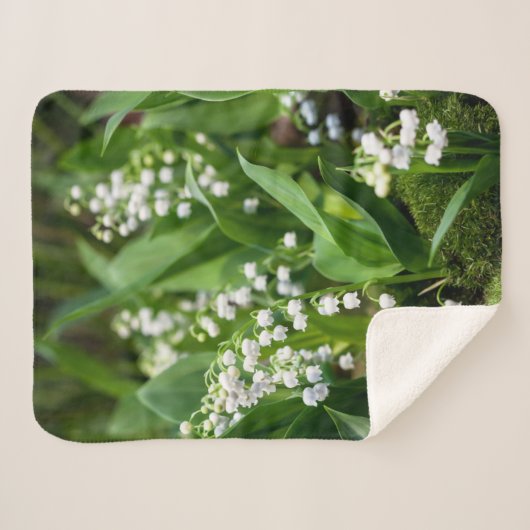Blumen | Lily of the Valley Schweden Sherpadecke (Vorderseite (Horizontal))