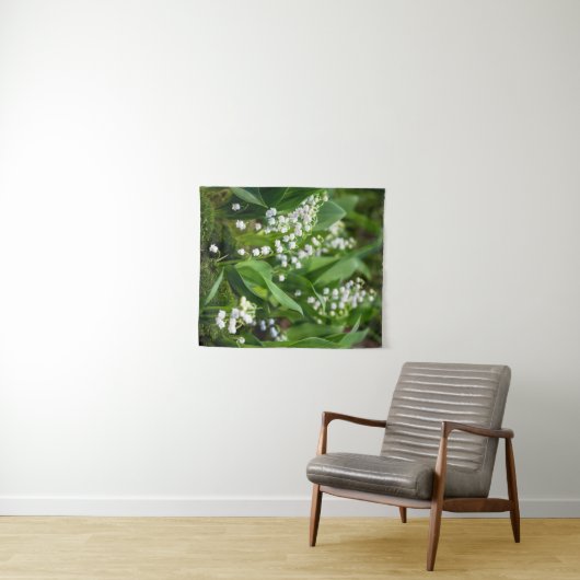 Blumen | Lily of the Valley Schweden Wandteppich (Beispiel (Horizontal))