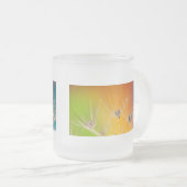 Blumen-Löwenzahn-Polterabend-Liebe-Malen Mattglastasse (VorderseiteRechts)