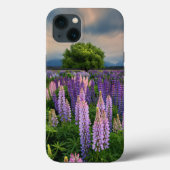 Blumen | Lupinefeld in Neuseeland Case-Mate iPhone Hülle (Rückseite)