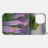 Blumen | Lupinefeld in Neuseeland iPhone Hülle (Rückseite (Horizontal))