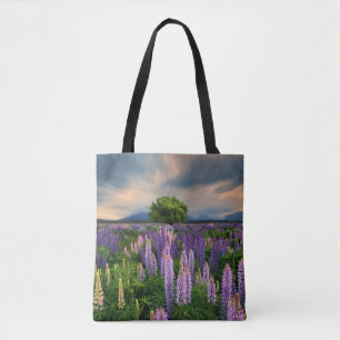 Blumen Lupinefeld in Neuseeland Tasche
