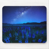 Blumen | Lupinen Blühen am Nachtsee Tekapo Mousepad (Vorne)
