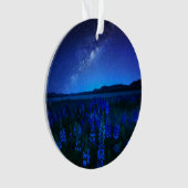 Blumen | Lupinen Blühen am Nachtsee Tekapo Ornament (Vorderseite)