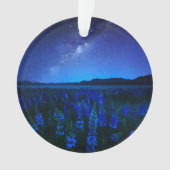 Blumen | Lupinen Blühen am Nachtsee Tekapo Ornament (Vorderseite)