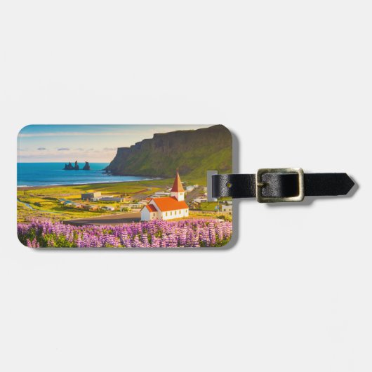 Blumen | Lupinen in Bloom Süd Island Gepäckanhänger (Vorderseite horizontal)