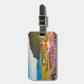 Blumen | Lupinen in Bloom Süd Island Gepäckanhänger (Vorderseite vertikal)