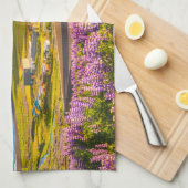 Blumen | Lupinen in Bloom Süd Island Geschirrtuch (Viertel Falte)