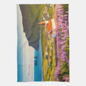 Blumen | Lupinen in Bloom Süd Island Geschirrtuch (Vertikal)