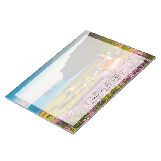 Blumen | Lupinen in Bloom Süd Island Notizblock (angewinkelt)