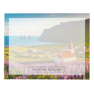 Blumen Lupinen in Bloom Süd Island Notizblock