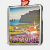Blumen | Lupinen in Bloom Süd Island Ornament Aus Metall (Links)