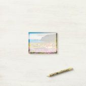 Blumen | Lupinen in Bloom Süd Island Post-it Klebezettel (Auf Schreibtisch)