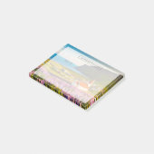 Blumen | Lupinen in Bloom Süd Island Post-it Klebezettel (angewinkelt)