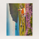 Blumen | Lupinen in Bloom Süd Island Puzzle (Vertikal)