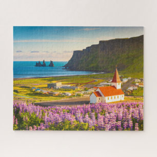 Blumen   Lupinen in Bloom Süd Island Puzzle
