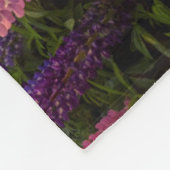 Blumen | Lupinen Neuseeland Fleecedecke (Ecke)