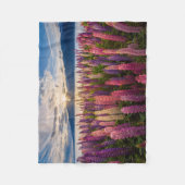 Blumen | Lupinen Neuseeland Fleecedecke (Vorderseite)