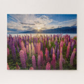 Blumen | Lupinen Neuseeland Puzzle (Horizontal)