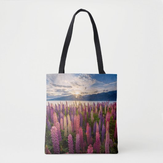 Blumen | Lupinen Neuseeland Tasche (Vorderseite)