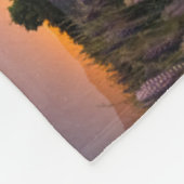 Blumen | Lupines Blühen Tekapo-See Neuseeland Fleecedecke (Ecke)