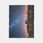 Blumen | Lupines Blühen Tekapo-See Neuseeland Fleecedecke (Vorderseite)