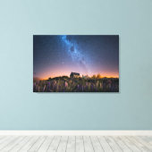 Blumen | Lupines Blühen Tekapo-See Neuseeland Leinwanddruck (Insitu (Holzboden))