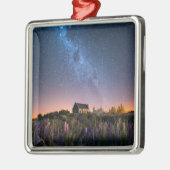 Blumen | Lupines Blühen Tekapo-See Neuseeland Ornament Aus Metall (Links)