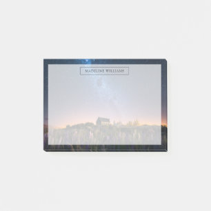 Blumen Lupines Blühen Tekapo-See Neuseeland Post-it Klebezettel