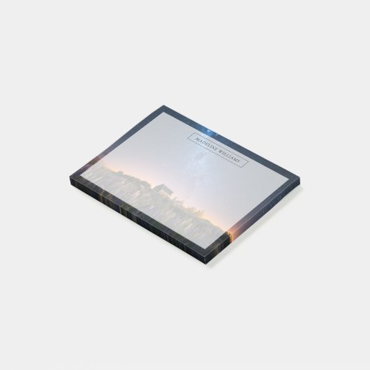 Blumen | Lupines Blühen Tekapo-See Neuseeland Post-it Klebezettel (angewinkelt)