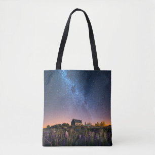 Blumen   Lupines Blühen Tekapo-See Neuseeland Tasche