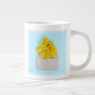 Blumen Lüster in Umschlag Jumbo-Tasse