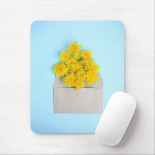 Blumen   Lüster in Umschlag Mousepad