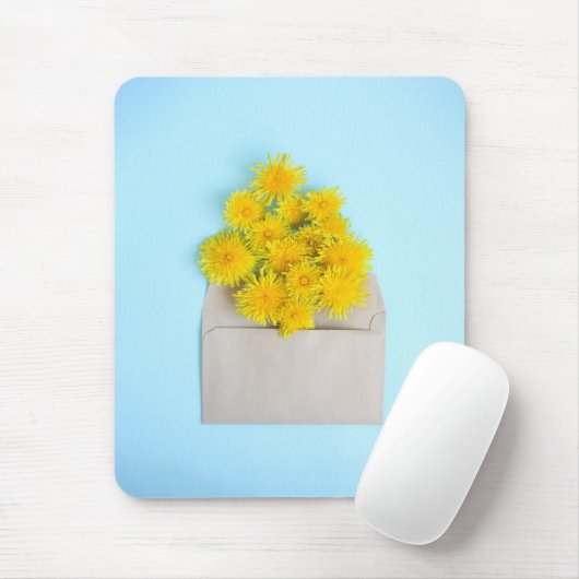 Blumen | Lüster in Umschlag Mousepad (Mit Mouse)