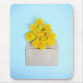 Blumen | Lüster in Umschlag Mousepad (Vorne)