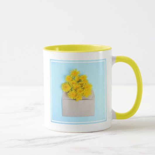 Blumen | Lüster in Umschlag Tasse (Rechts)