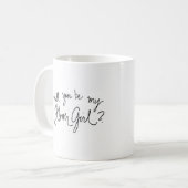 Blumen-Mädchen? Blonde Tasse (Vorderseite Links)