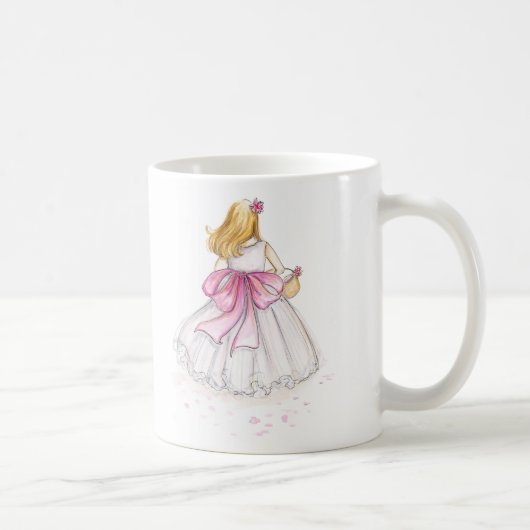 Blumen-Mädchen? Blonde Tasse (Rechts)
