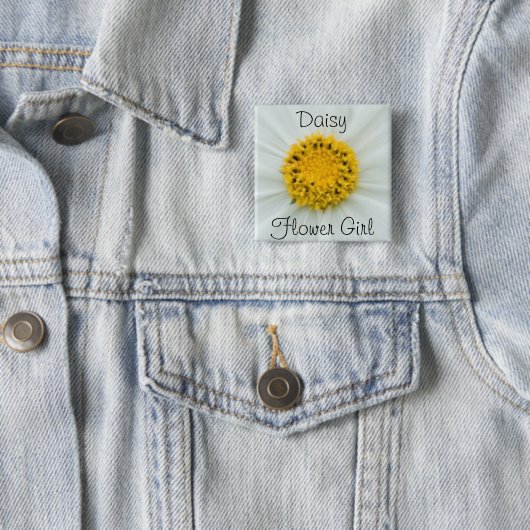 Blumen-Mädchen Button (Beispiel)