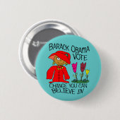 BLUMEN-MÄDCHEN BUTTON (Vorne & Hinten)