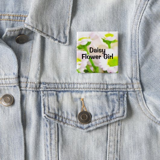 Blumen-Mädchen Button (Beispiel)