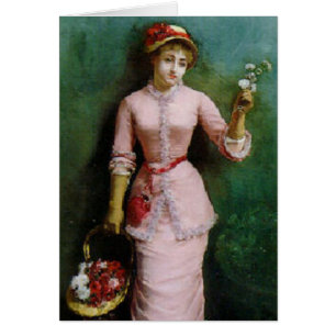 Blumen-Mädchen im Rosa