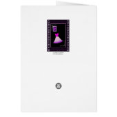 Blumen-Mädchen-LILA Kleid blühte Ordnung (Hinten)