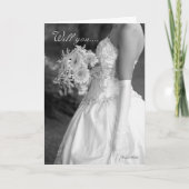 Blumen-Mädchen, sind Sie mein Flowergirl Schwarzes Einladung (Vorderseite)