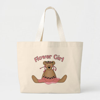 Blumen-Mädchen-Tasche Jumbo Stoffbeutel