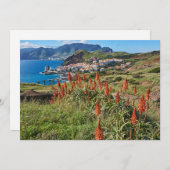 Blumen | Madeira Island Portugal Dankeskarte (Vorne/Hinten)