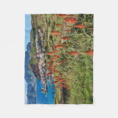 Blumen | Madeira Island Portugal Fleecedecke (Vorderseite)