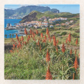 Blumen | Madeira Island Portugal Glasuntersetzer (Vorderseite)