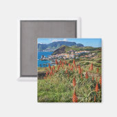 Blumen | Madeira Island Portugal Magnet (Vorderseite/Rückseite)